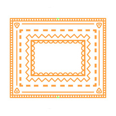 Doodle mandala point and line abstract and cute hand draw illustration inspired from swimming pool that can be use for social media, sticker, wallpaper, e.t.c with aesthetic light orange color