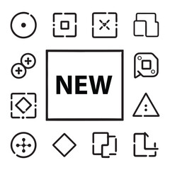 Customizable Icon Design Bundle for Digital Platforms