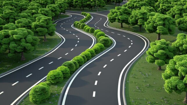 Bypass: A road built to divert traffic around a city or congested area, improving travel efficiency and reducing congestion within urban spaces.
