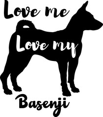  Basenji. dog silhouette, dog, dog breeds, logo, vector, love me love my dog, silhouette, i love my dog, animal, illustration, icon, sign, design, black, symbol, pet, love 
