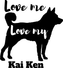 Naklejka premium dog silhouette, dog, dog breeds, logo, vector, love me love my dog, silhouette, i love my dog, animal, illustration, icon, sign, design, black, symbol, pet, love 