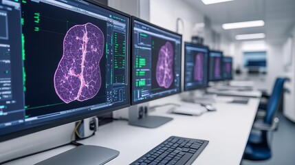 Radiology department AI platforms creating instant lesion maps for rapid diagnostics, lesion mapping AI, efficient interpretation
