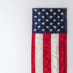 Obraz premium American flag on white background