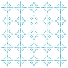 TRADITIONAL CHRISTMAS SNOWFLAKES DESIGN PATTERN TEXTURE BACKGROUND VECTOR