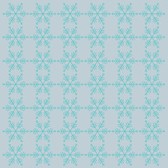 TRADITIONAL CHRISTMAS SNOWFLAKES DESIGN PATTERN TEXTURE BACKGROUND VECTOR