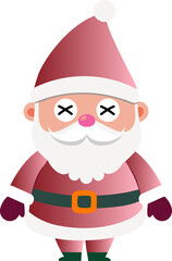 Cute Santa Claus cartoon, merry christmas