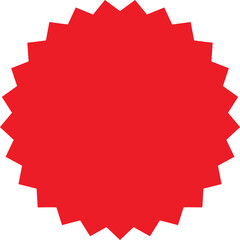 Fototapeta premium Starburst sticker set - collection of special offer sale oval and round shaped sunburst labels and badges. Promo stickers with star edges.