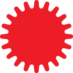 Starburst sticker set - collection of special offer sale oval and round shaped sunburst labels and badges. Promo stickers with star edges.