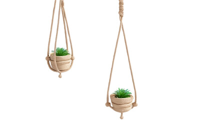 Hanging rope shelf