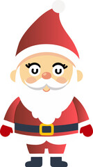 Cute Santa Claus cartoon, merry christmas