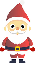 Cute Santa Claus cartoon, merry christmas