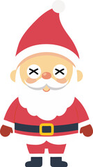 Cute Santa Claus cartoon, merry christmas