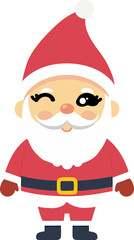 Cute Santa Claus cartoon, merry christmas