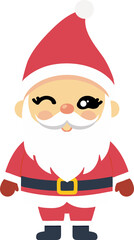 Cute Santa Claus cartoon, merry christmas