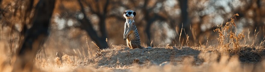 Fototapeta premium Meerkat Sentinel