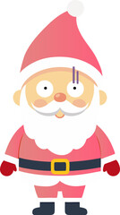 Cute Santa Claus cartoon, merry christmas