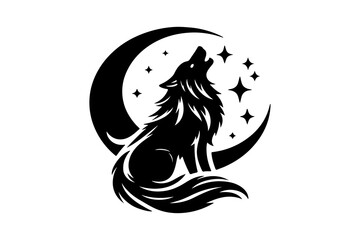 The Roaring Wolf black-and-white image for illustration.