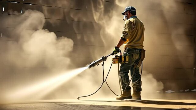 fireman in action