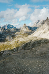 Beautiful landscape of Italian dolomites