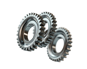 a group of gears on a white background