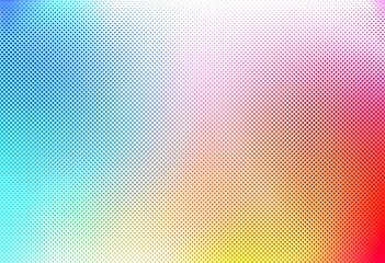 Abstract colorful halftone gradient background