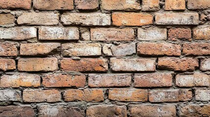 Obraz premium Wide White Brick Wall Texture for Panoramic Stock Photography