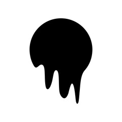 liquid drop icon, modern vector isolated on white background.