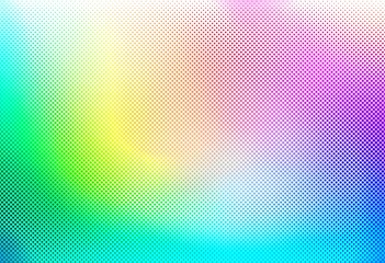 Abstract colorful halftone gradient background