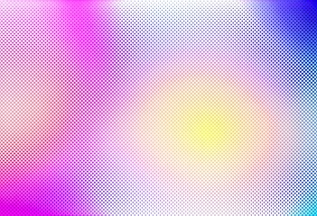 Abstract colorful halftone gradient background