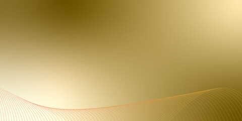 abstract gradient background gold and curve line blend red to gold. vector horizontal format for digital luxury business banner, luxury premium.