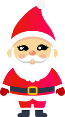 Cute Santa Claus cartoon, merry christmas