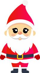 Cute Santa Claus cartoon, merry christmas