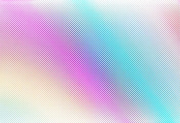 Abstract colorful halftone gradient background