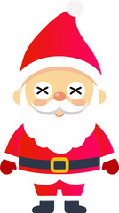 Cute Santa Claus cartoon, merry christmas