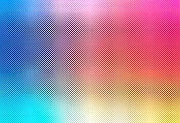 Abstract colorful halftone gradient background