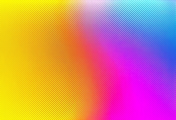 Abstract colorful halftone gradient background