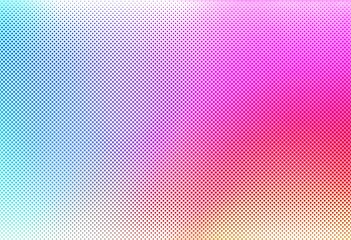 Abstract colorful halftone gradient background