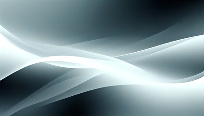 Ethereal waves of light dance gracefully in a soft monochromatic composition