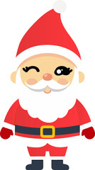 Cute Santa Claus cartoon, merry christmas