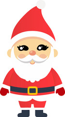 Cute Santa Claus cartoon, merry christmas