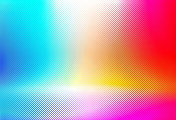 Abstract colorful halftone gradient background