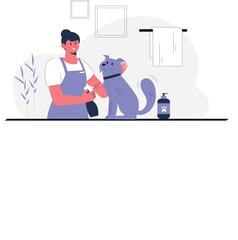 Pet Care Services Illustration
