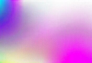 Abstract colorful halftone gradient background