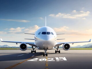 Commercial Airplane Ready for Takeoff in 2023
