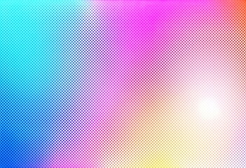 Abstract colorful halftone gradient background