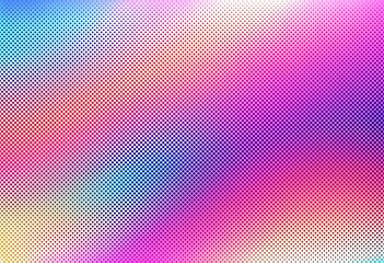 Abstract colorful halftone gradient background