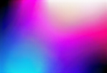 Abstract colorful halftone gradient background