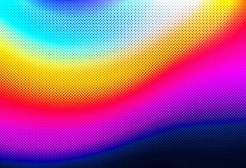 Abstract colorful halftone gradient background