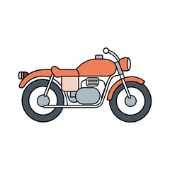 Triumph Bonneville T100 Motorcycle Vector Illustration