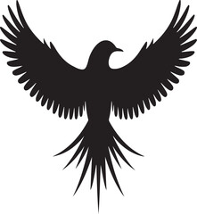 Flying birds silhouettes on white background. Vector illustration. isolated bird flying.